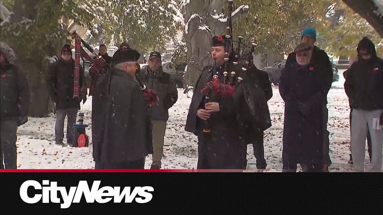 Sunrise Service at Toronto's Prospect Cemetery marks Remembrance Day