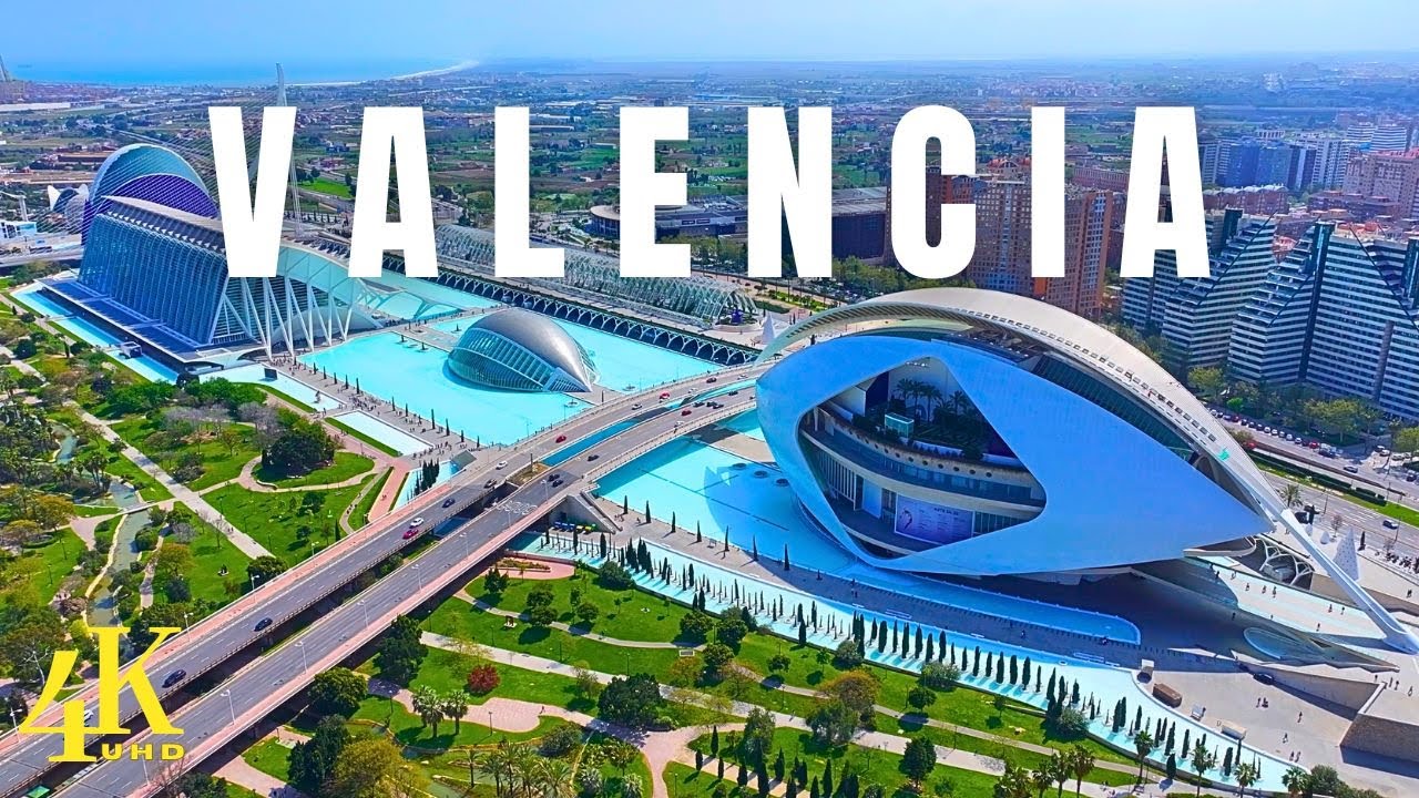 Valencia , Spain 🇪🇸 4K UHD | Drone Footage
