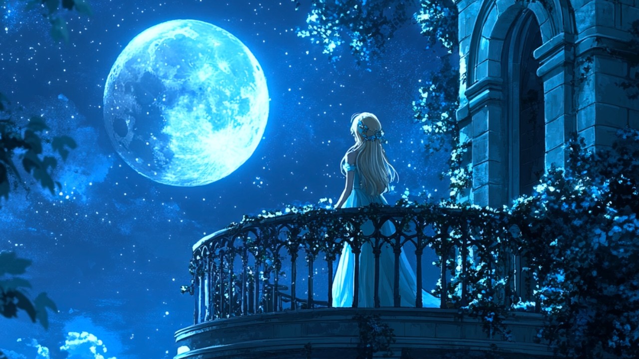 Moonlit Balcony | Celtic Fantasy Music - Healing Vocal