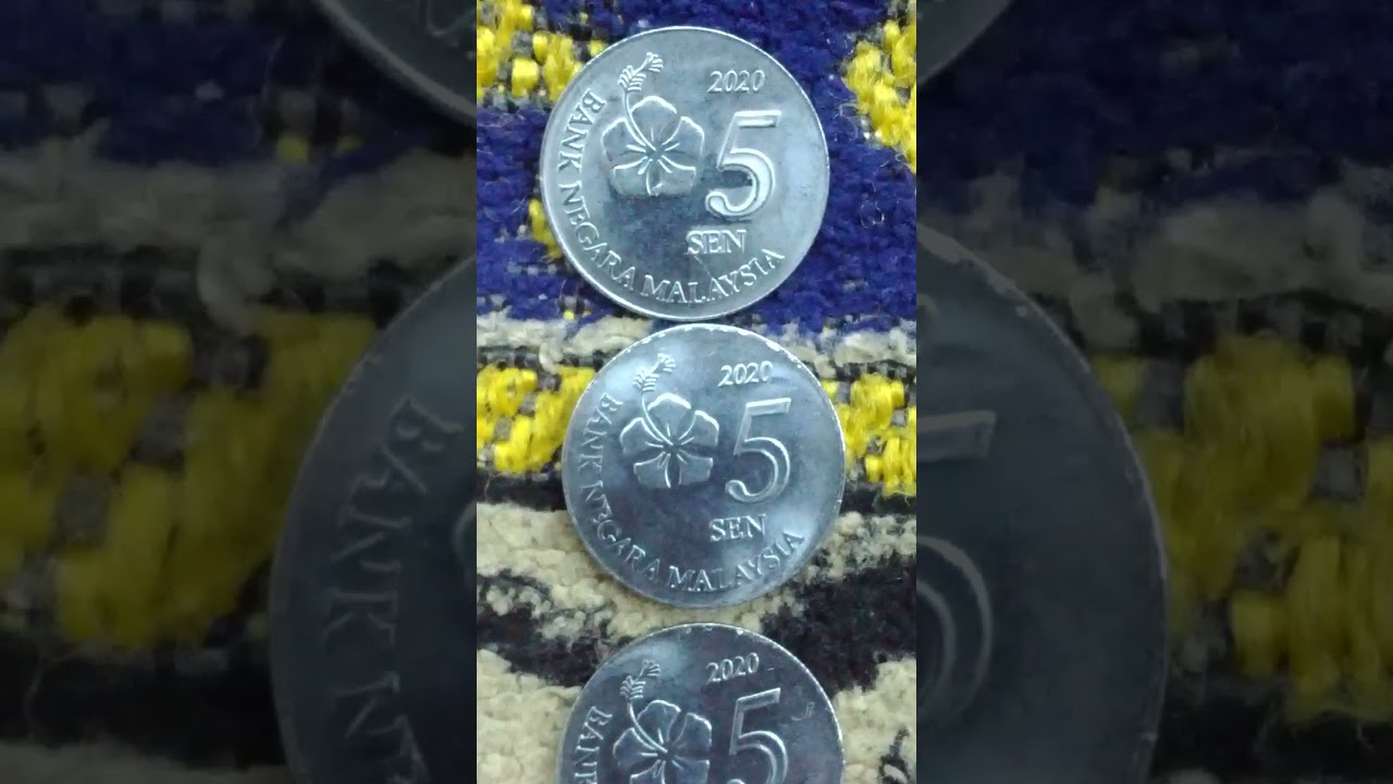 Lots of Malaysia 5 Sen 2020(AH 1442) New Currency Coins-01