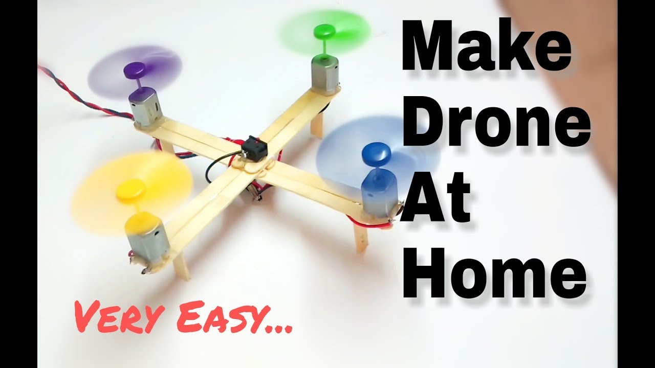 How To Make Drone At Home (Quadcopter) Easy🔥