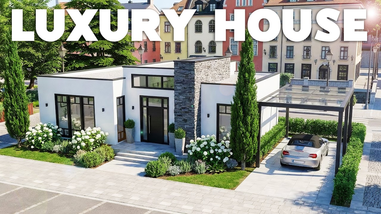 Modern Luxury City House | Nordhavem | No CC | The Sims 4 Speed Build | ASMR