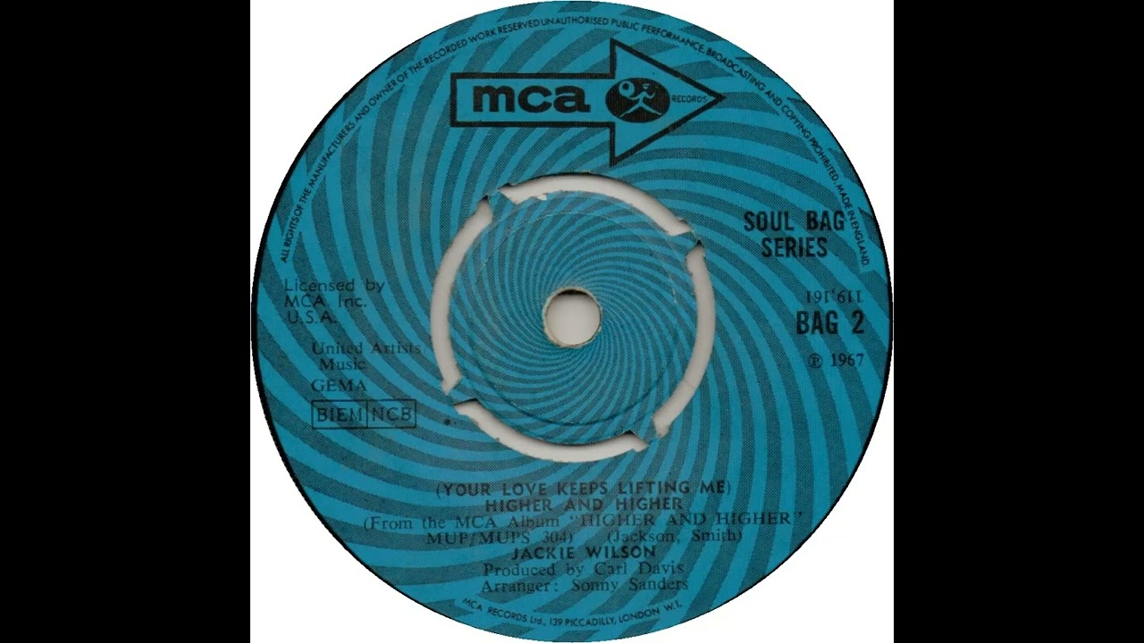 UK New Entry 1969 (97) Jackie Wilson - (Your Love Keeps Lifting Me) Higher And Higher