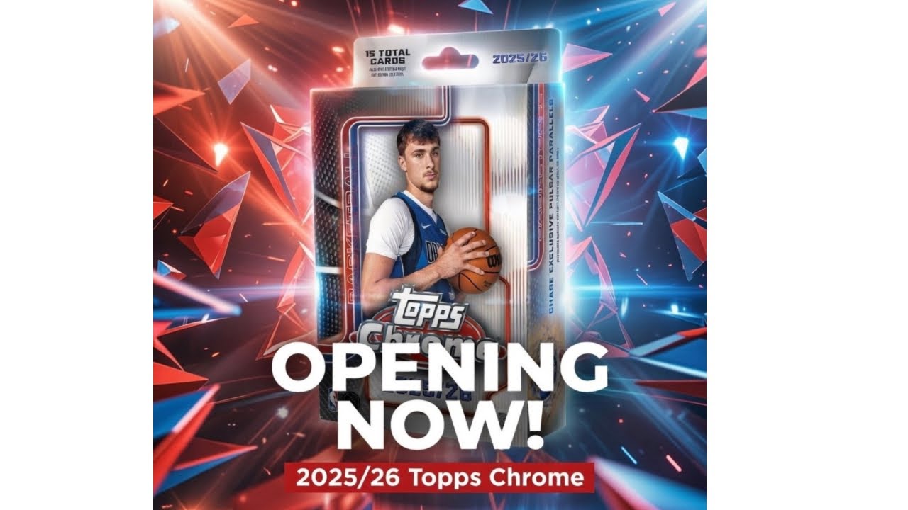 100x 2025-26 Topps Chrome Basketball Hanger Boxes