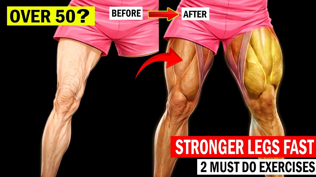 Over 50 Fitness Secrets | 2 Must-Do Leg Exercises | Strength & Mobility for Seniors