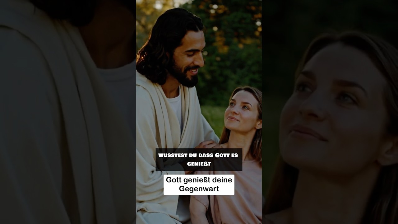 Gott genie&szlig;t DEINE Gegenwart #jesuschristus #christlich #bibelverse #gott #liebegottes #shorts