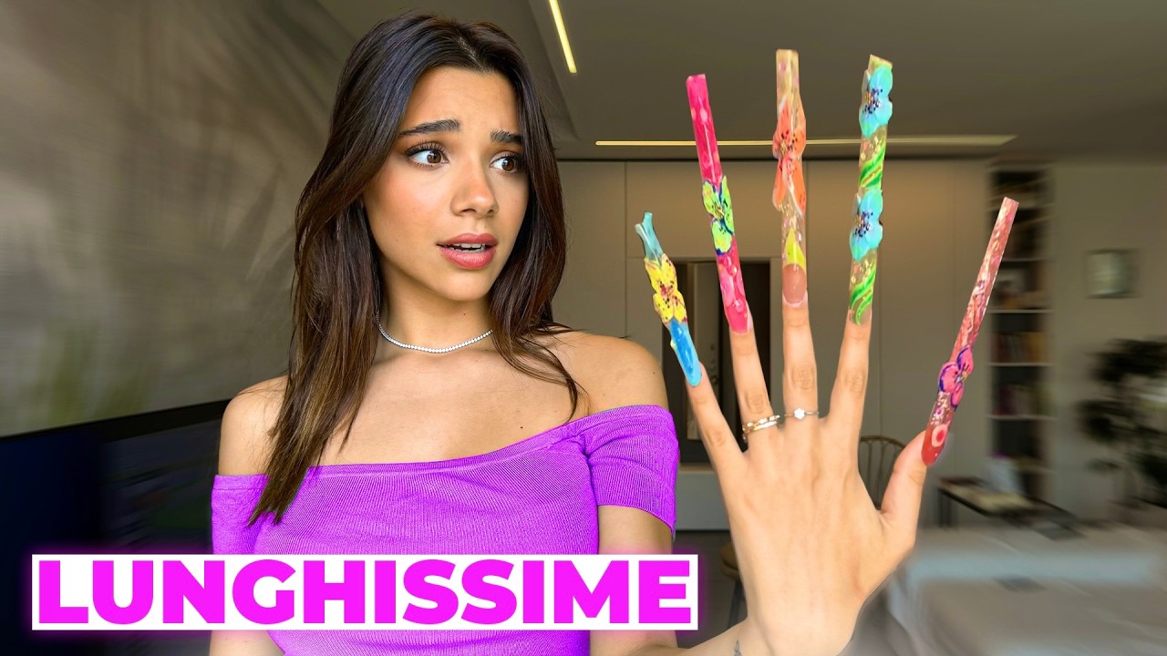 Vivo Con le UNGHIE Pi&ugrave; LUNGHE al MONDO per 24h!