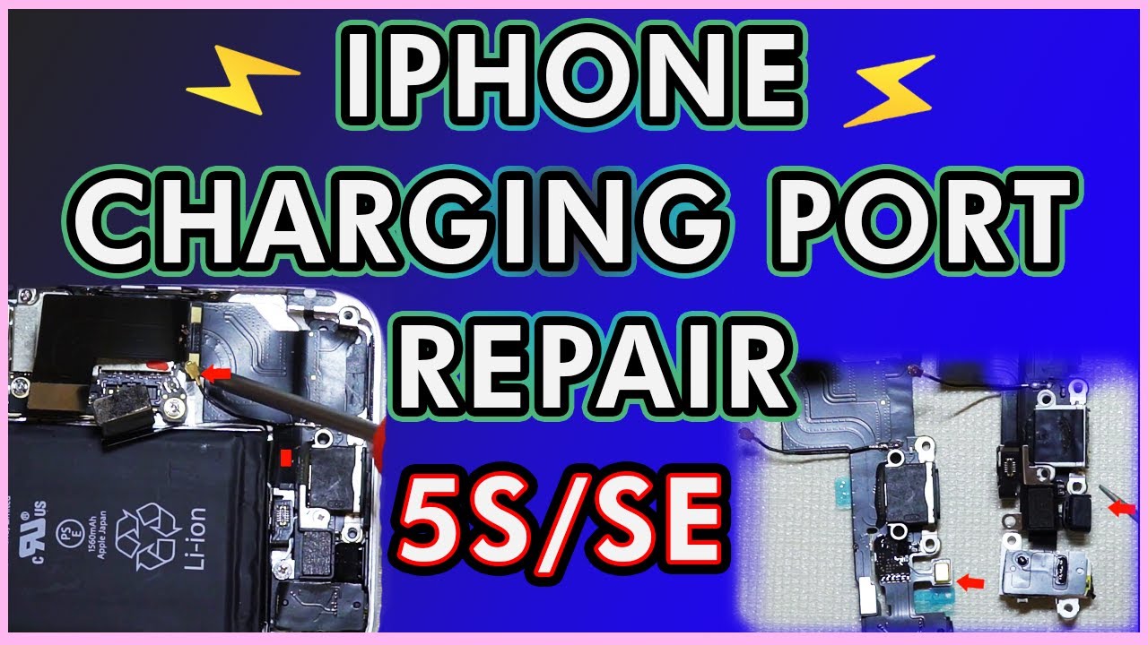 iPhone 5S/SE Charging Port Repair | How to Fix iPhone not Charging?