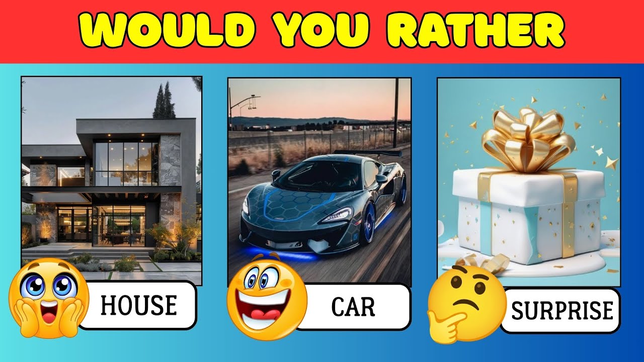 Would You Rather? 🎁 You Can Only Pick ONE 🎁 Mystery Gift Edition