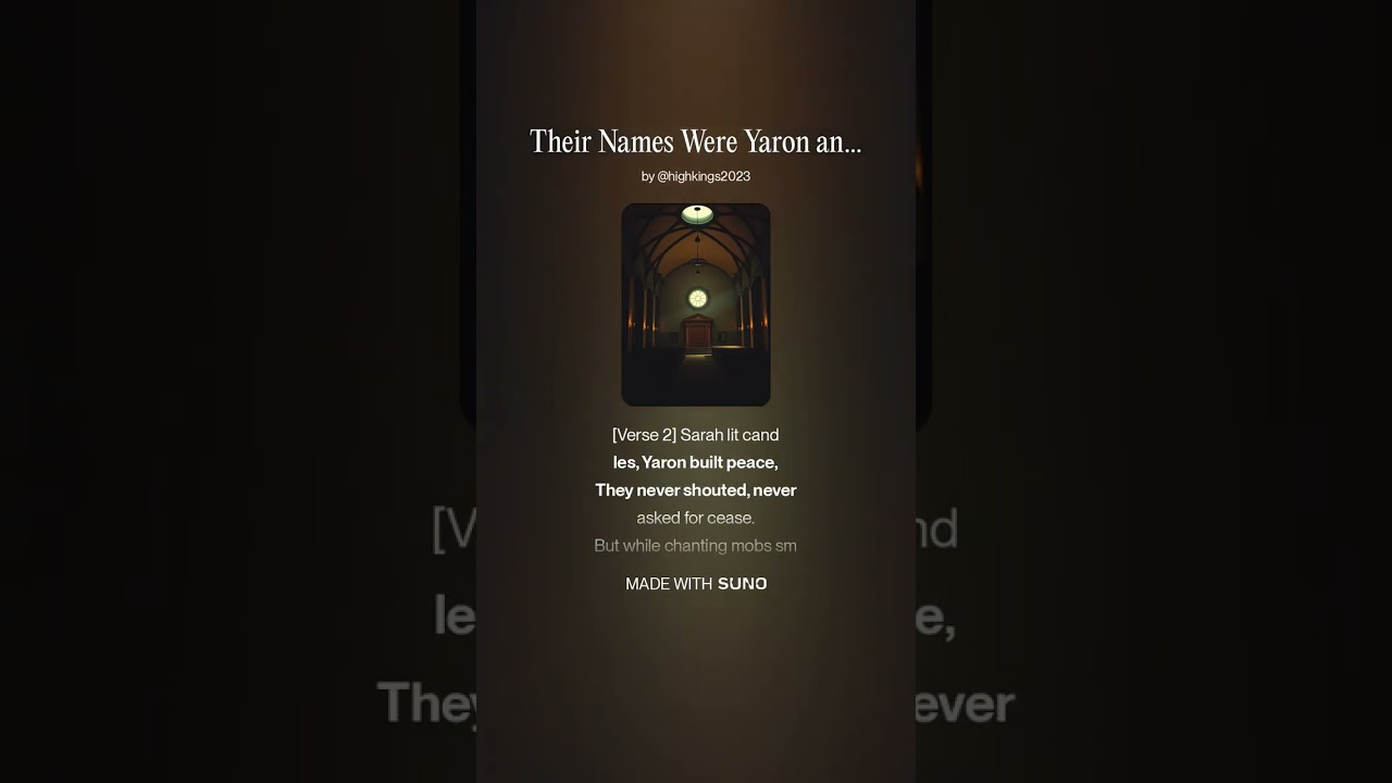 Their Names Were Yaron and Sarah | Cinematic Protest Tribute to Yaron Lischinsky & Sarah Milgrim