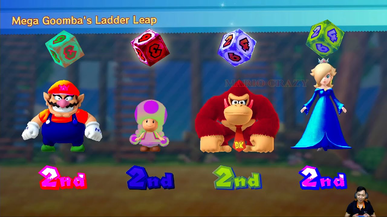 Colletion Mario Party 10 Toadette vs Wario vs Donkey Kong vs Rosalina