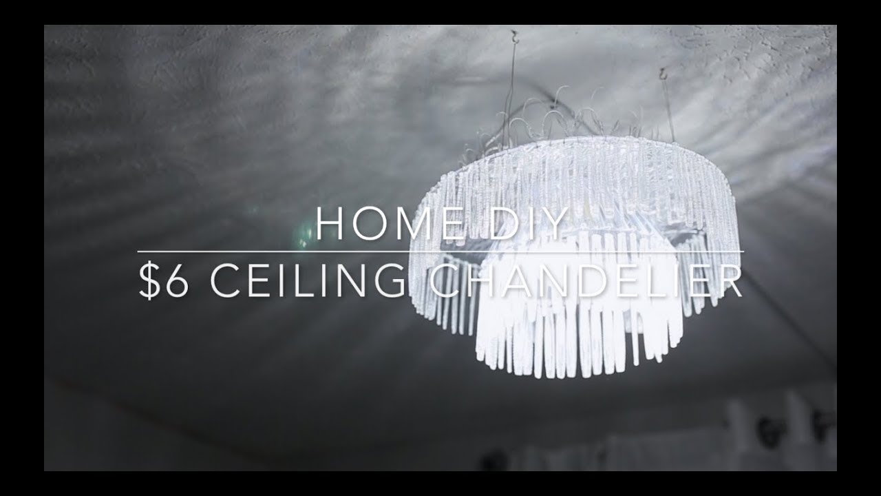 HOME DIY   $6 CHANDELIER