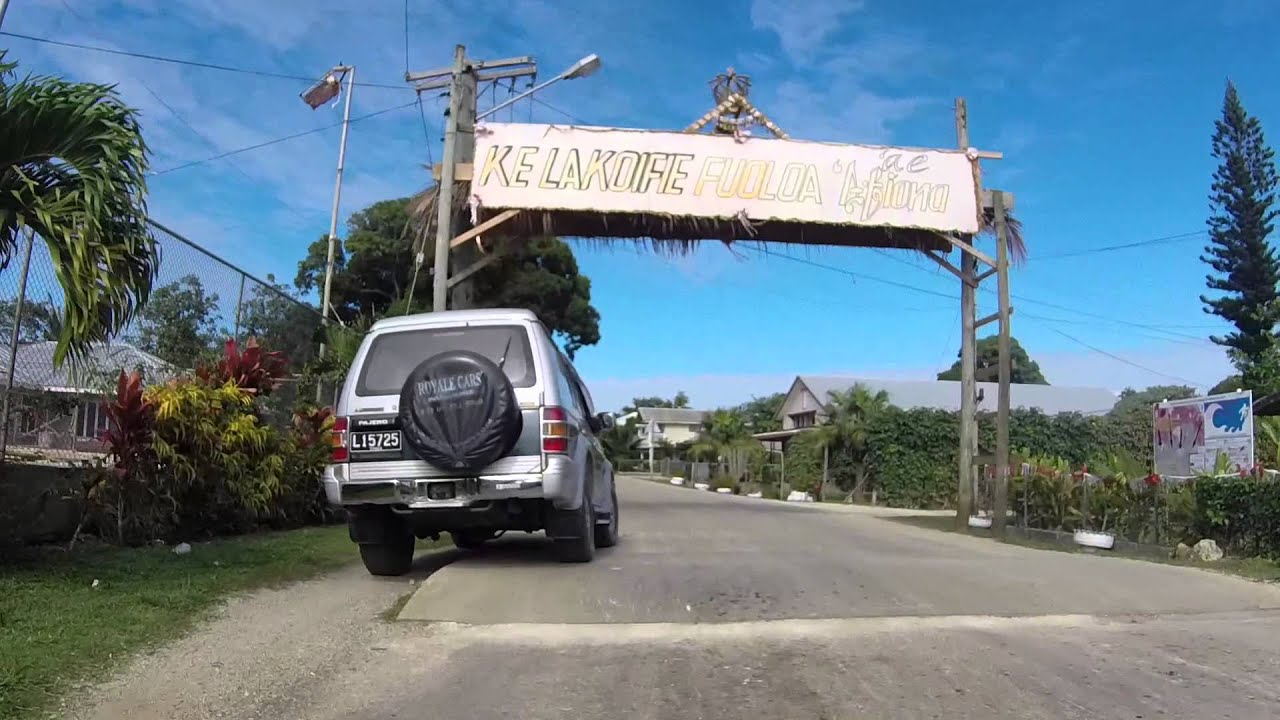 Tonga Tongatapu Route de Nuku'alofa à Hufangalupe, Gopro / Tonga Tongatapu Road to Hufangalupe