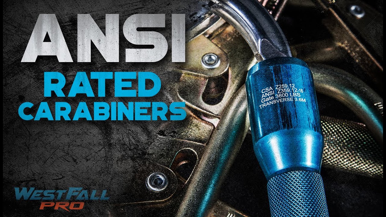 ANSI Rated Carabiners from Westfall Pro - Z359.12