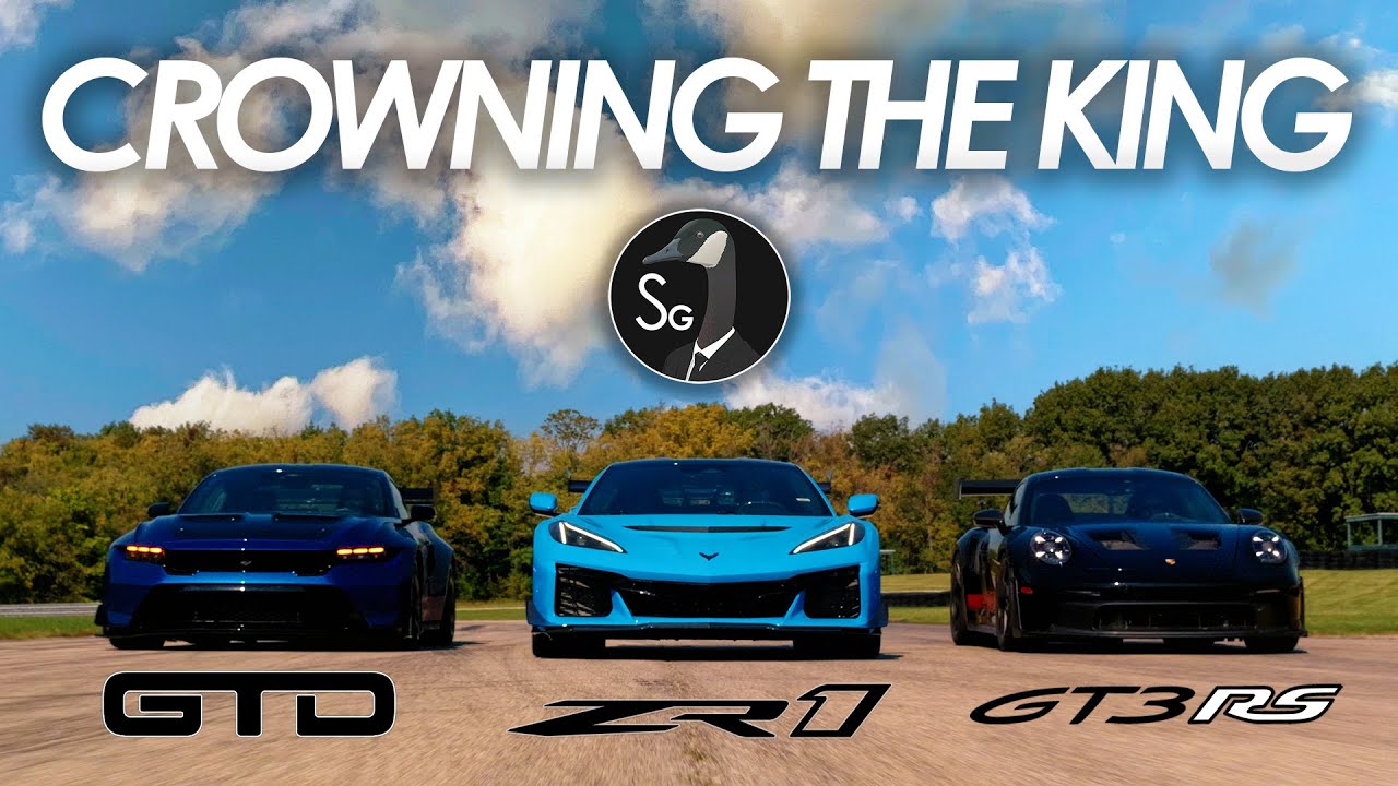 Corvette ZR1 против Mustang GTD против Porsche 911 GT3RS | Время круга, замеры на динамометрическ...