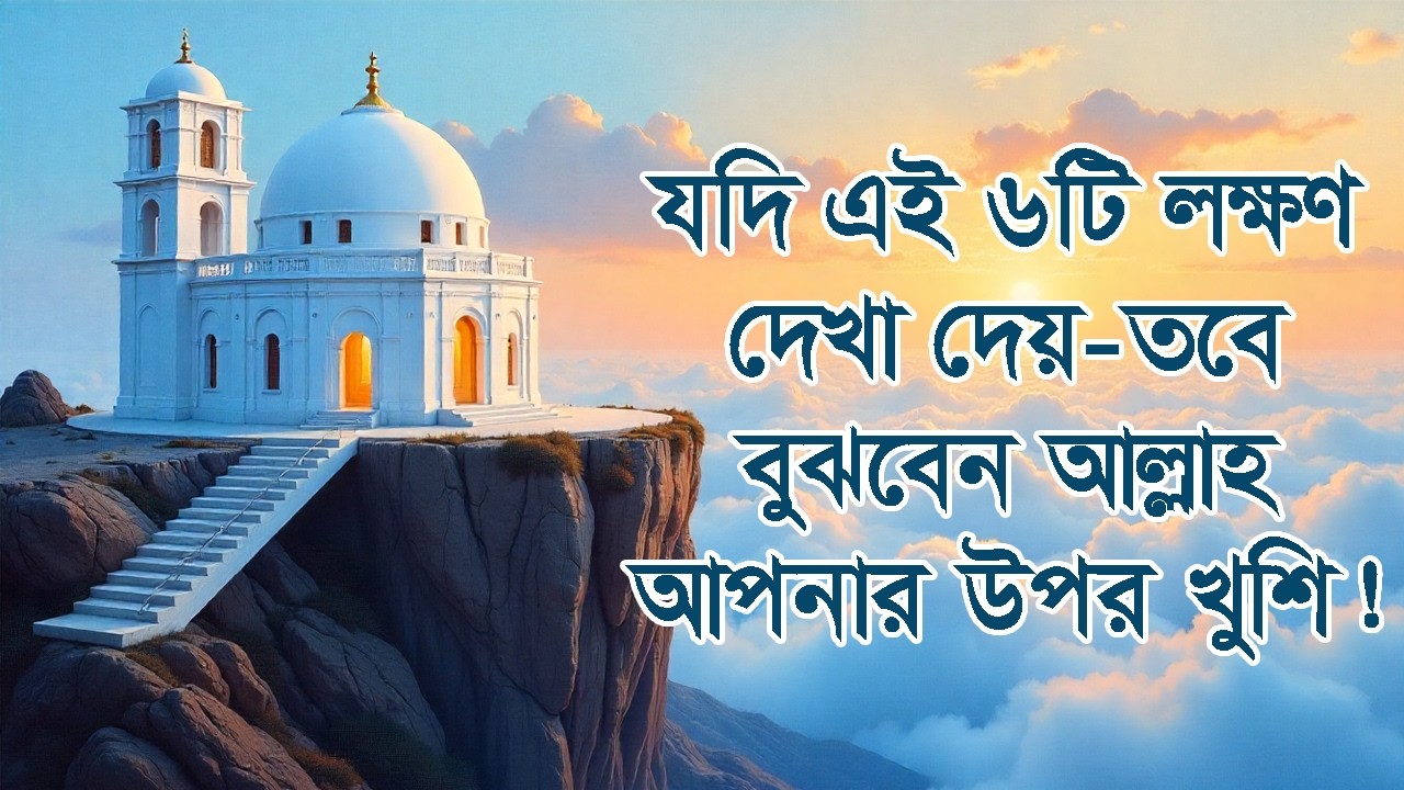 যদি এই ৬টি লক্ষণ দেখা দেয়—তবে বুঝবেন আল্লাহ আপনার উপর খুশি! #ইসলামিক গল্প #আল্লাহরসাহায্য