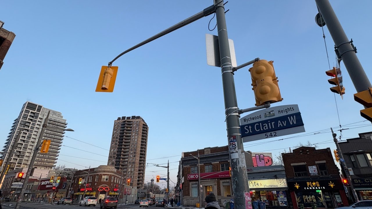 IRL LIVE Toronto Evening Walk St Clair Ave W Feb 26, 2026 (-4 Celsius)