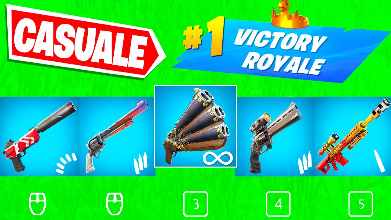 LA RANDOM ARMA ESOTICA CHALLENGE SU FORTNITE CAPITOLO 3!