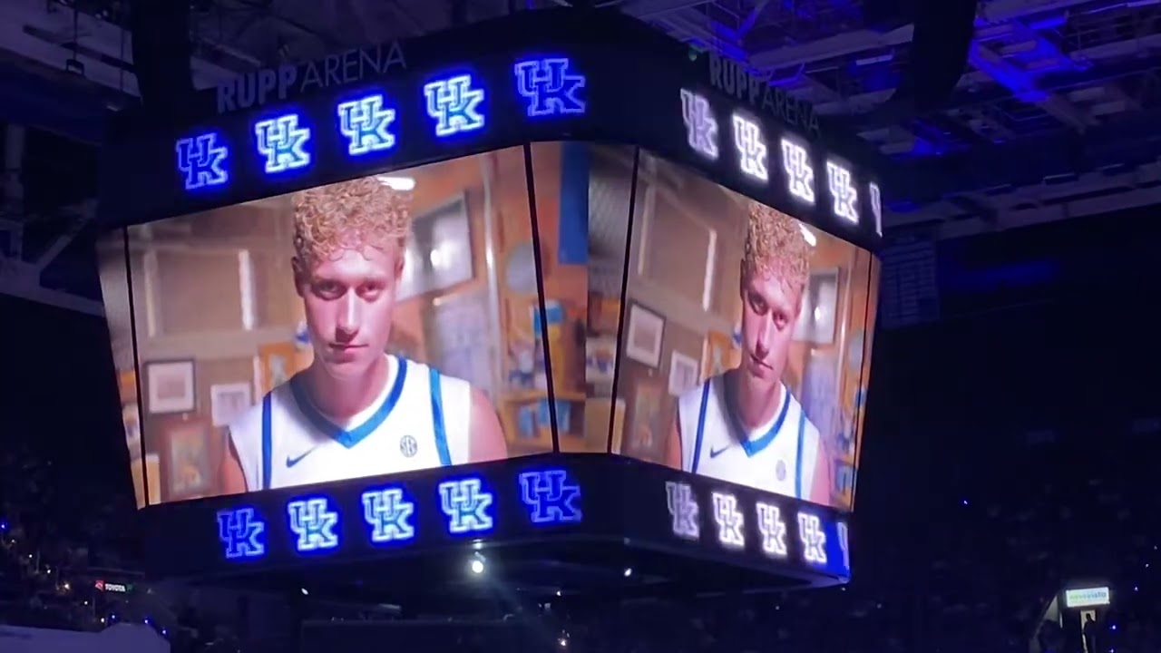 Kentucky Basketball Intro Video at Big Blue Madness 2025 (October 11, 2025)