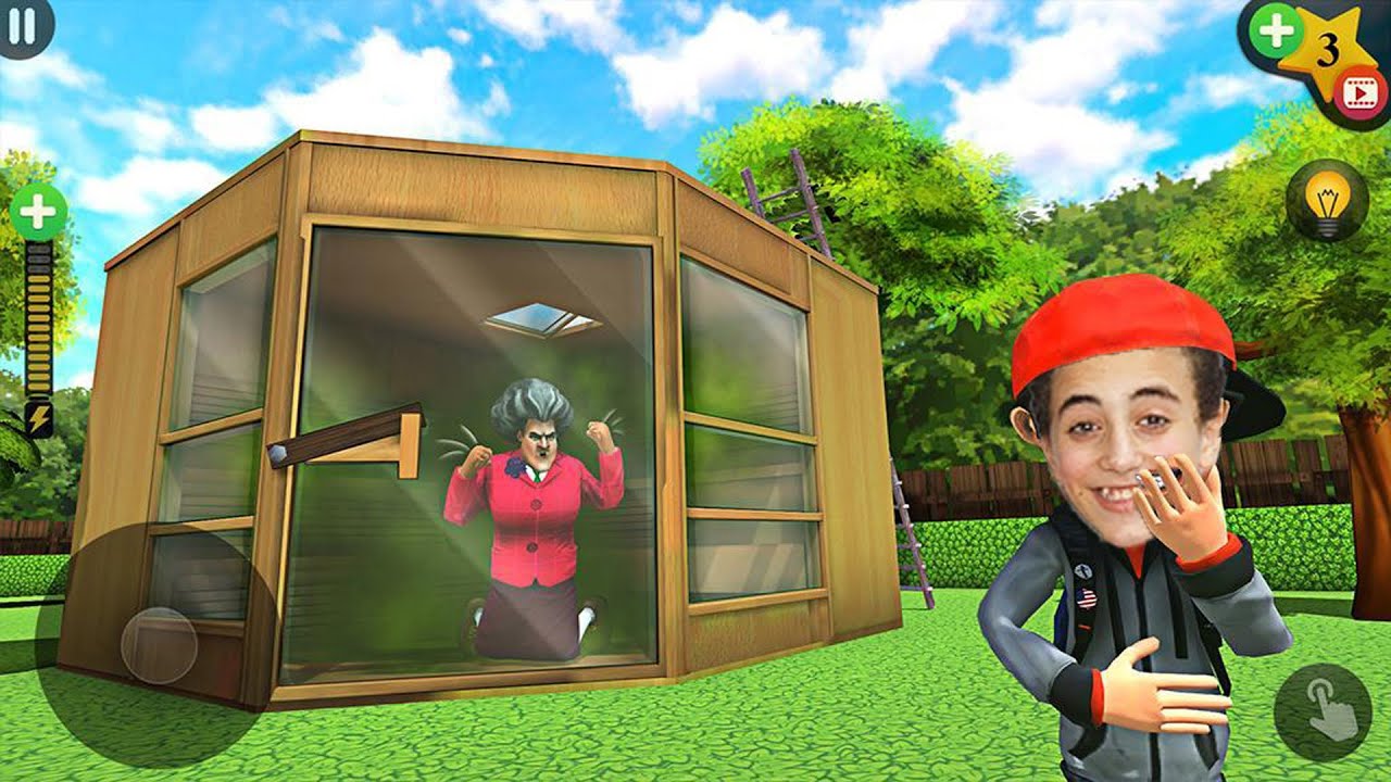ضحكت علي المدرسة الشريرة 😂 1# | Scary Teacher