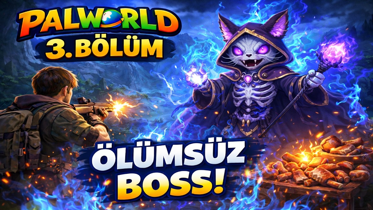 Palworld 3. Bölüm | Ölümsüz Boss! Asla Ölmüyor!