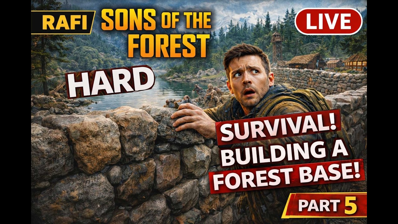 😱  SONS OF THE FOREST  SURVIVAL SERIES  #HardSurvival – PART 5