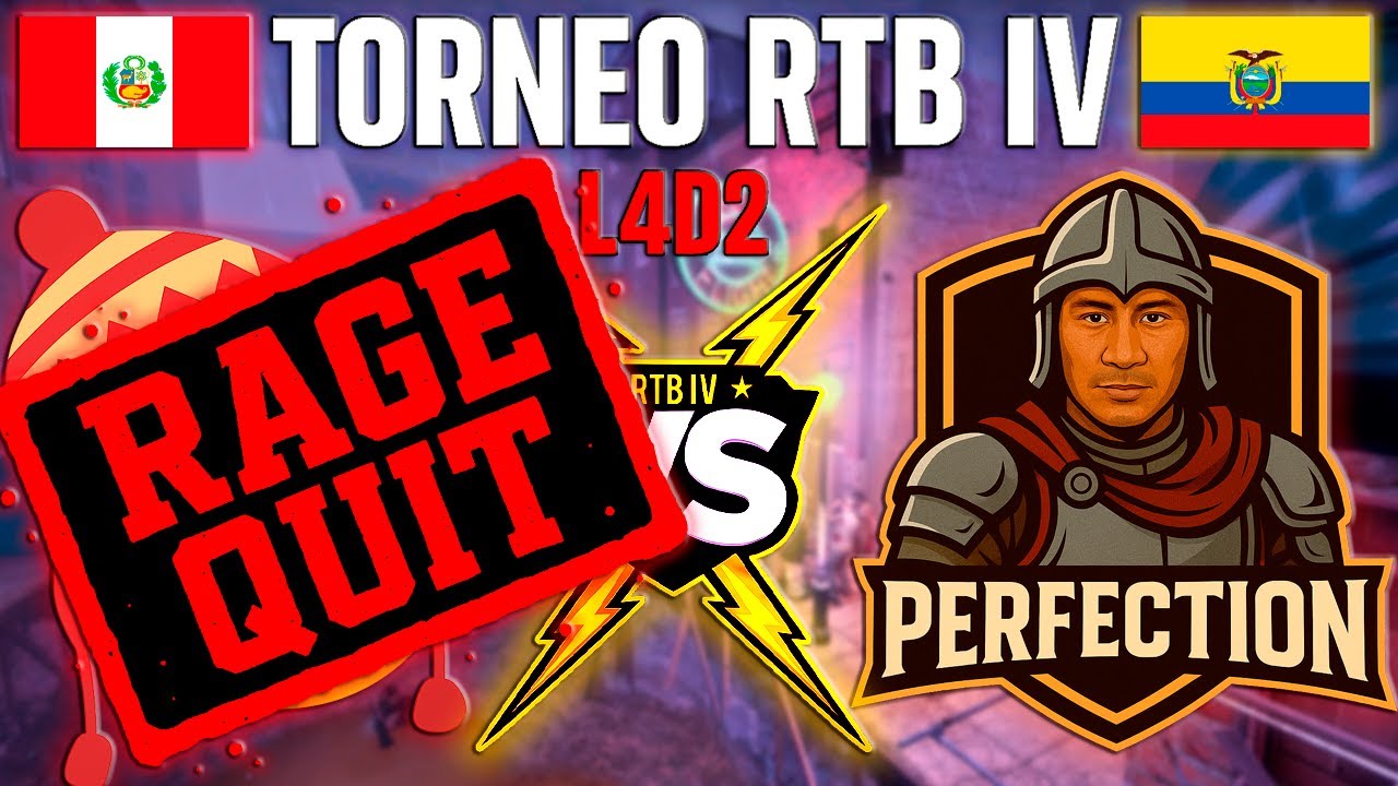 POLÉMICA. NO LO VEAN.  TORNEO RTB IV LEFT 4 DEAD 2 | With Pefection VS Pacman |
