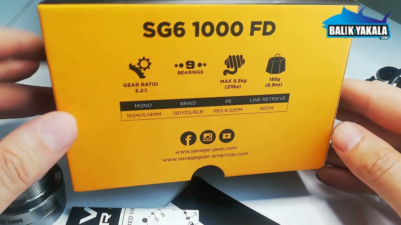 Savage Gear SG6 1000 Lrf Olta Makinesi İnceleme