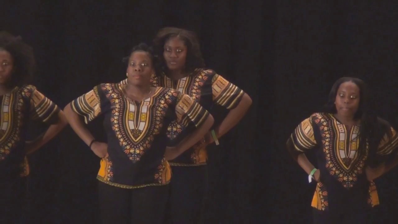 Lady Phoenix Dance Off |2016 Kwanzaa Fest Show - Midwood High School