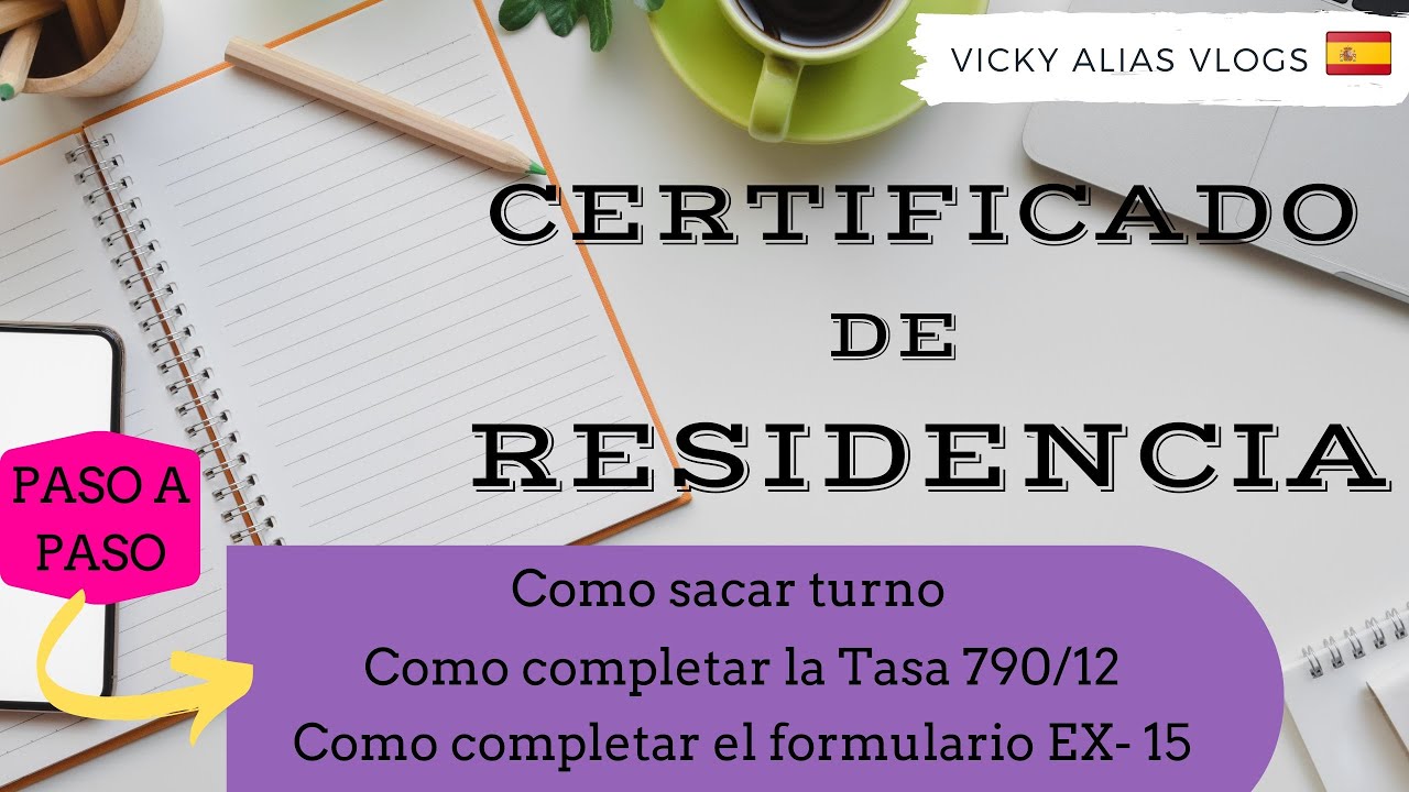 CERTIFICADO DE RESIDENCIA  | Quién lo tiene que  HACER? | VICKYALIASVLOGS