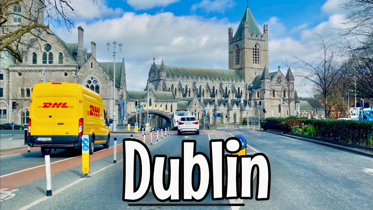 Driving Down Town Dublin | DashCam Dublin Ireland 🇮🇪 March 2025 | Dublin City Centre| UHD 60FPS
