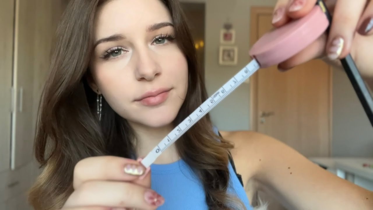 ASMR Measuring Your Face 📏 whispered