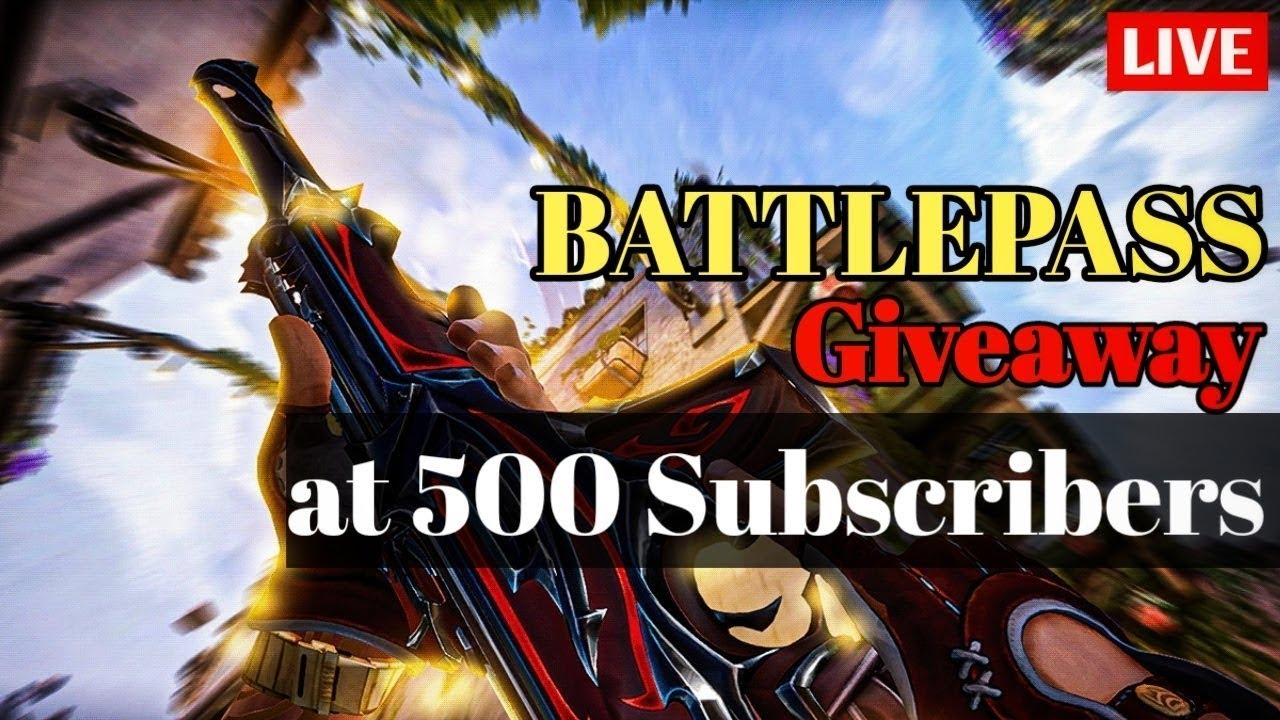 GIVEAWAY AT 500 SUBS  and SUB GAMES