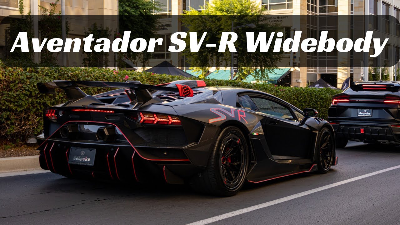Lamborghini Aventador SV-R Carbon Widebody Sounds MEAN