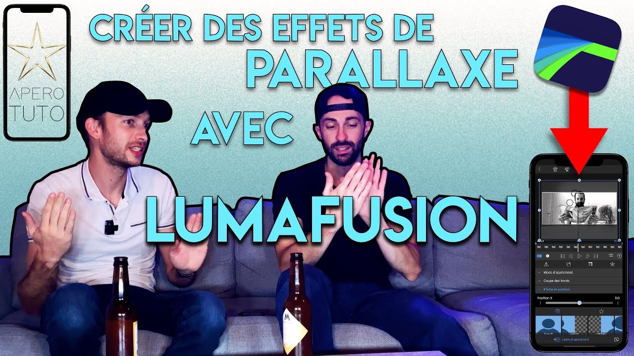Comment faire un effet PARALLAXE sur LUMAFUSION - TUTO