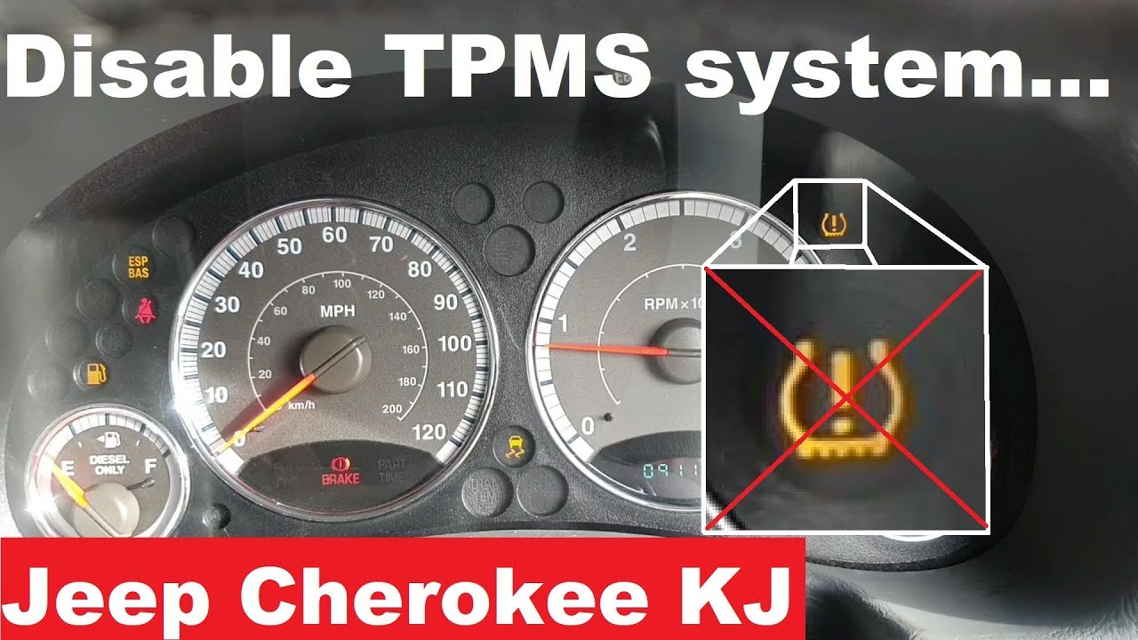 Jeep Cherokee TPMS disabling. (Tire Pressure Monitoring System)