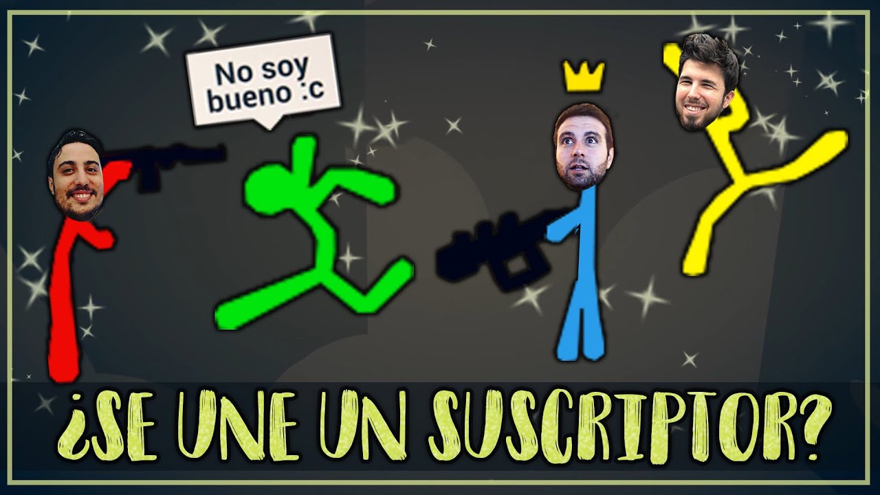 ¿SE UNE UN SUSCRIPTOR? - STICK FIGHT
