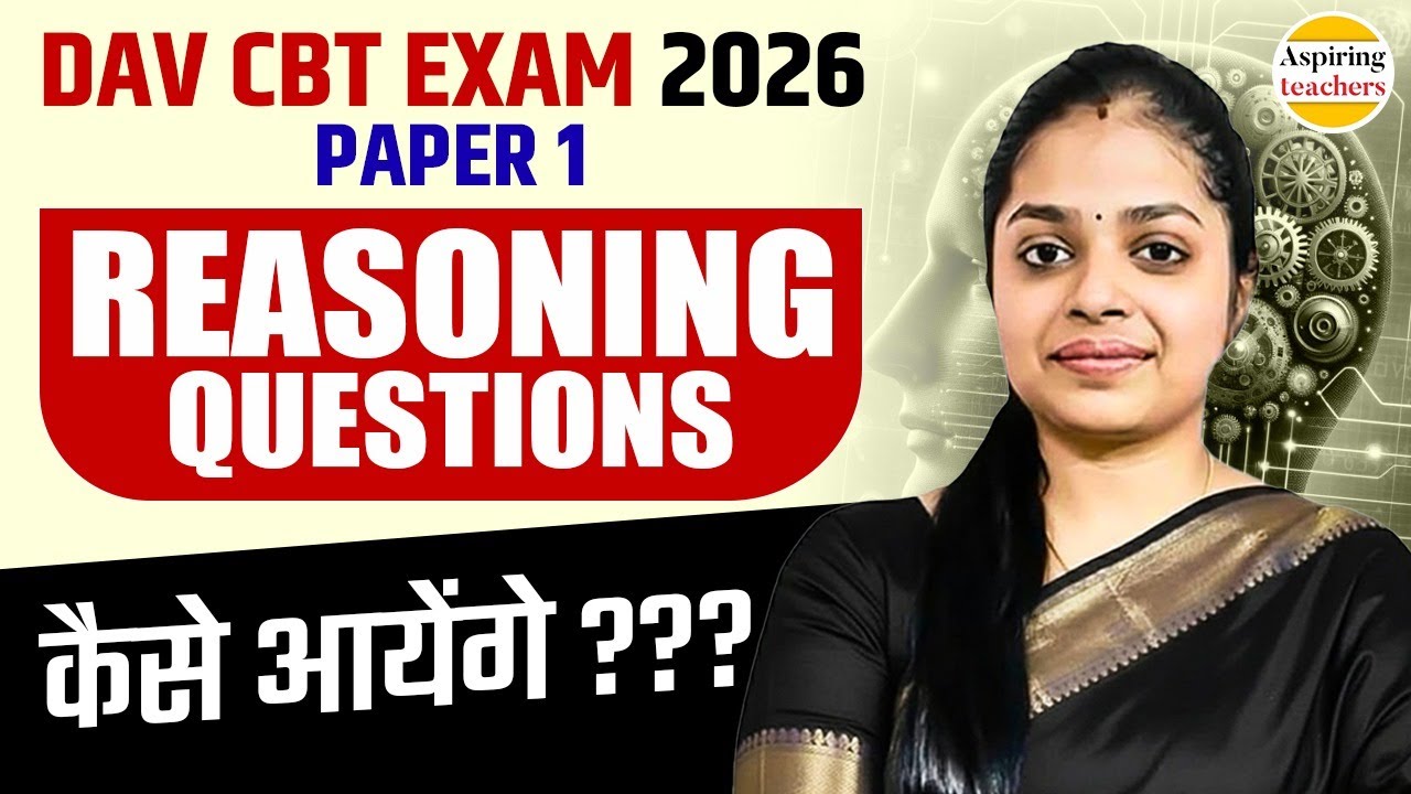 DAV CBT 2026 Reasoning Revision | DAV CBT Reasoning Questions Preparation