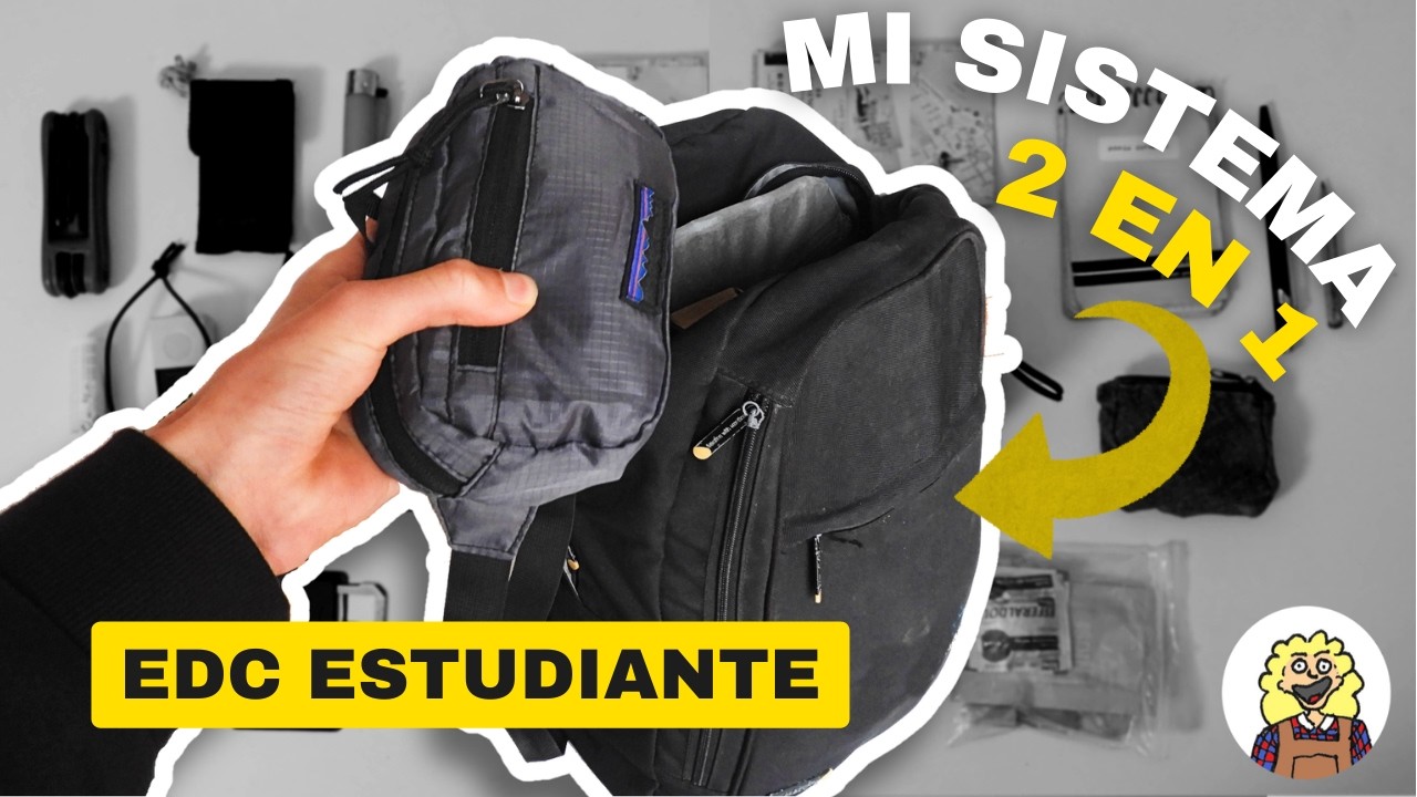 Mi EDC Modular 2026: Cómo organizo mi mochila y riñonera para la universidad