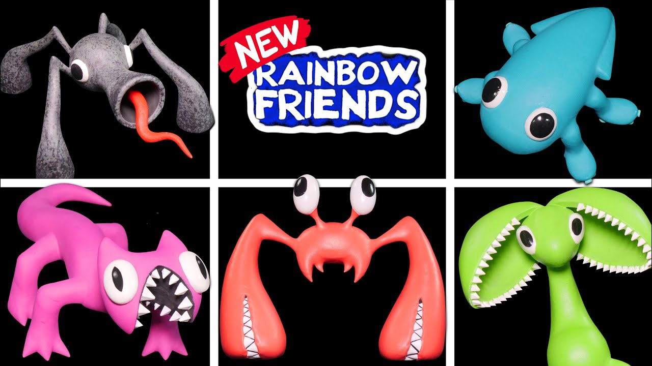 Making New Rainbow Friends Sculptures