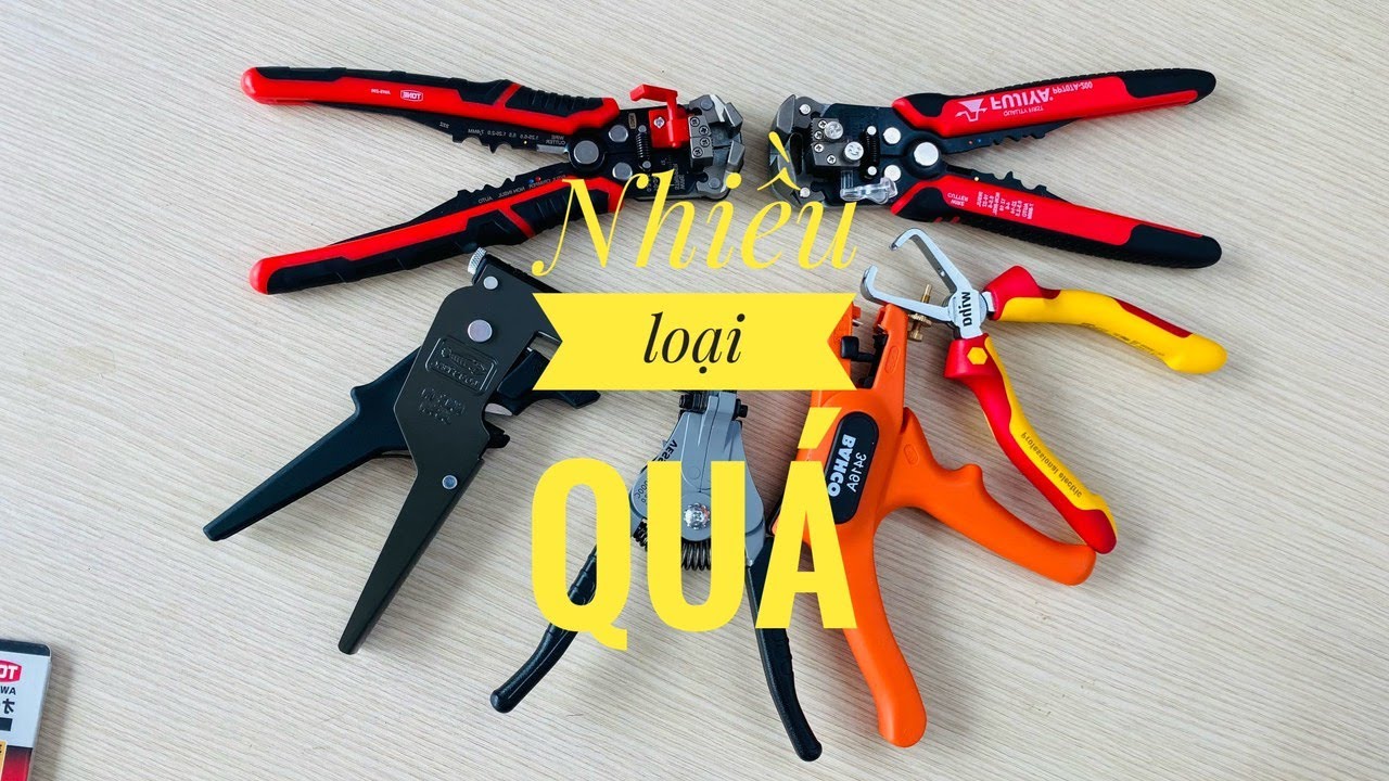Lựa chọn kìm tuốt dây theo sở thích và công dụng WIHA LOBSTER VESSEL BAHCO TONE FUJIYA