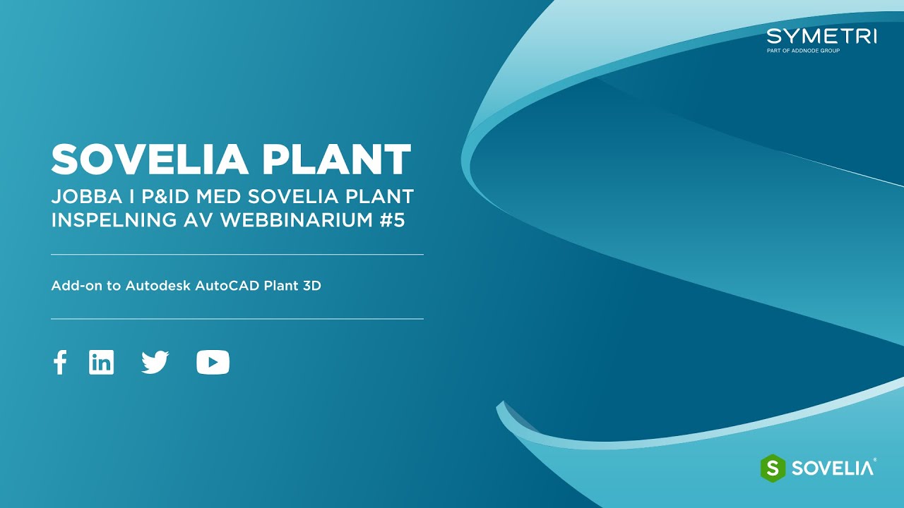 Sovelia Plant: Jobba i P&ID med Sovelia Plant (Sovelia Snackbites för Plant 3D #5 )