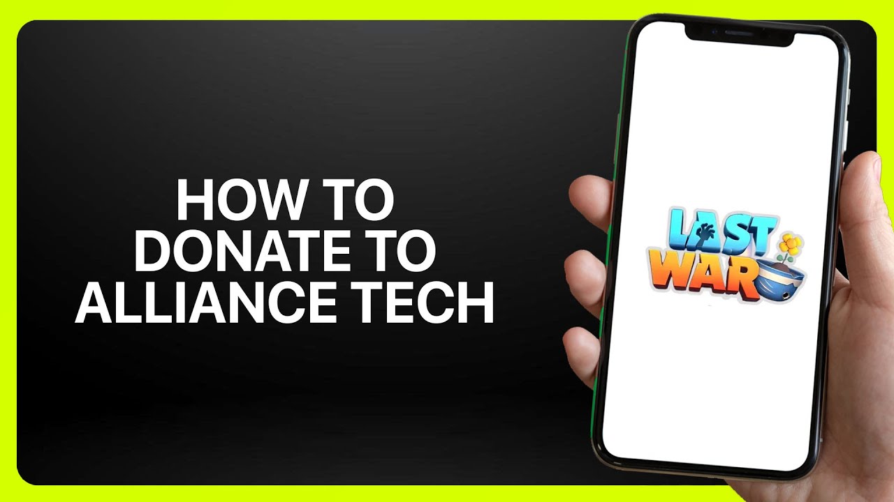 Как сделать пожертвование в Alliance Tech для Last War Survival Game 2025! Руководство