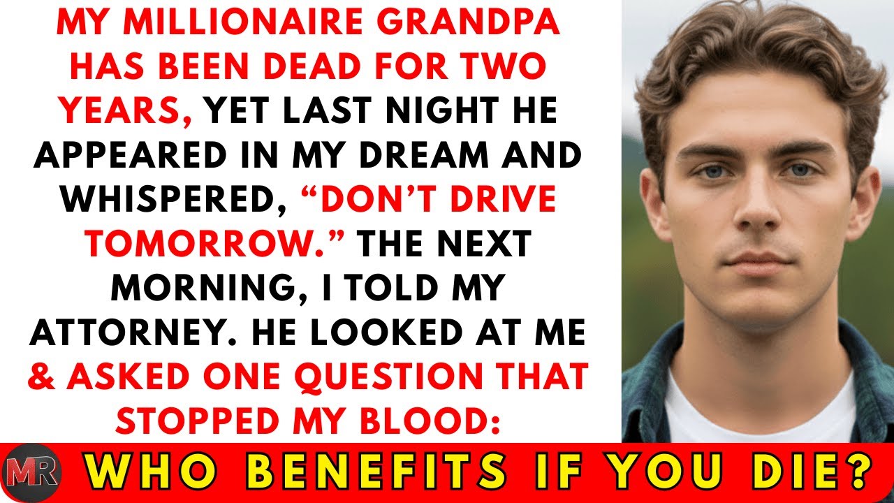 My Late Millionaire Grandpa Warned Me in a Dream: “Don’t Drive Tomorrow.” The Reason? Terrifying
