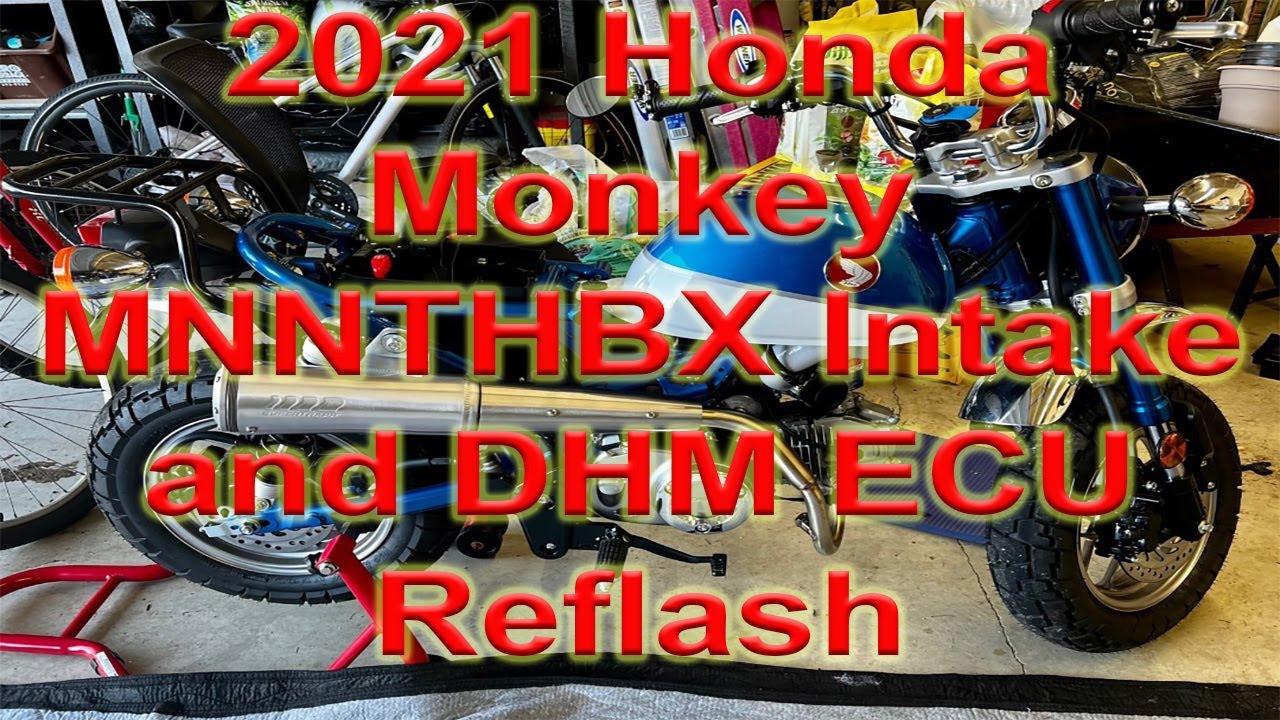 2021 Honda Monkey Intake and Ride