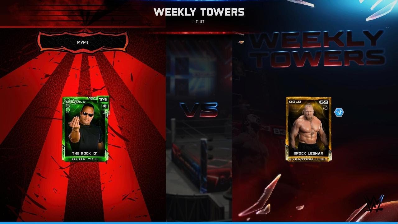 WWE 2K26 THE ROCK '01 🆚 BROCK LESNAR I QUIT MATCH