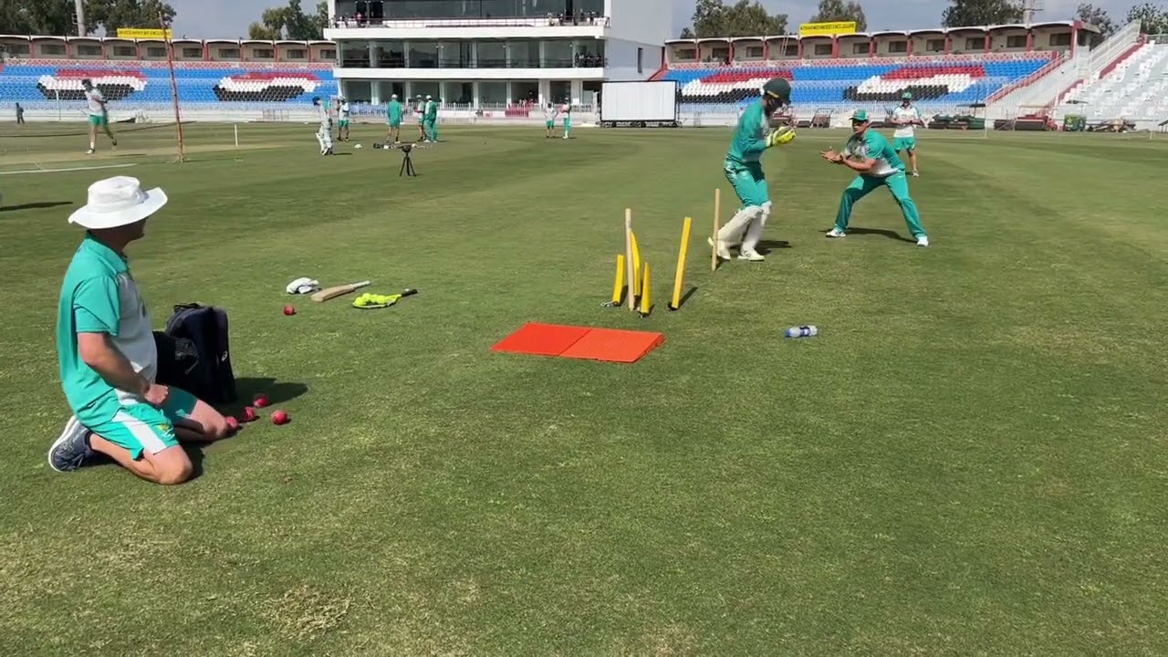 MUST SEE | AUSTRALIAN 1ST TEAM PRACTICE | RAWALPINDI CRICKET STADIUM | COURTESY OF CRICKET AUSTRALIA
