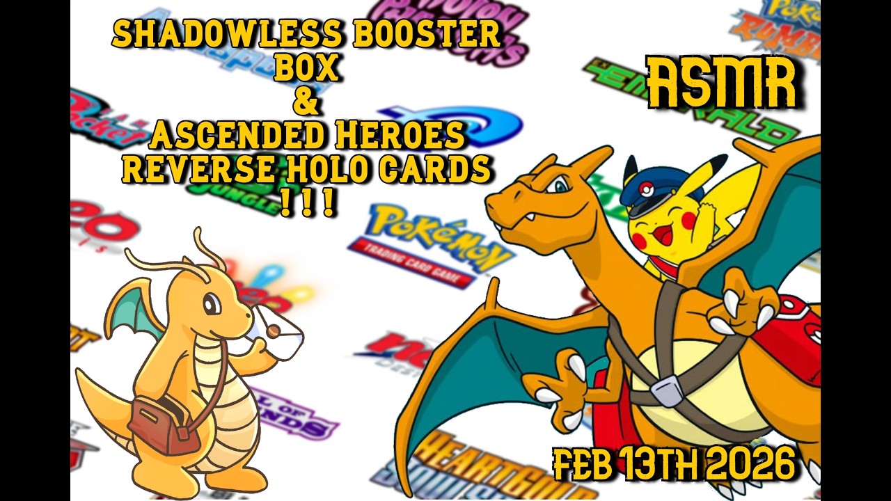 Feb 13th 2026 What Pokémon Cards did I Get Today? Soft Spoken Asmr