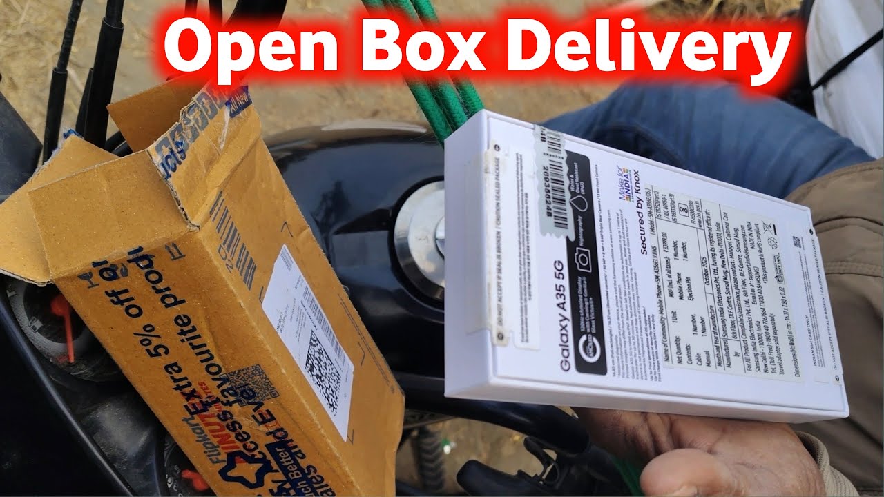 Samsung Galaxy A35 5G Flipkart Open Box Delivery | भूलकर भी ये गलती मत करना!