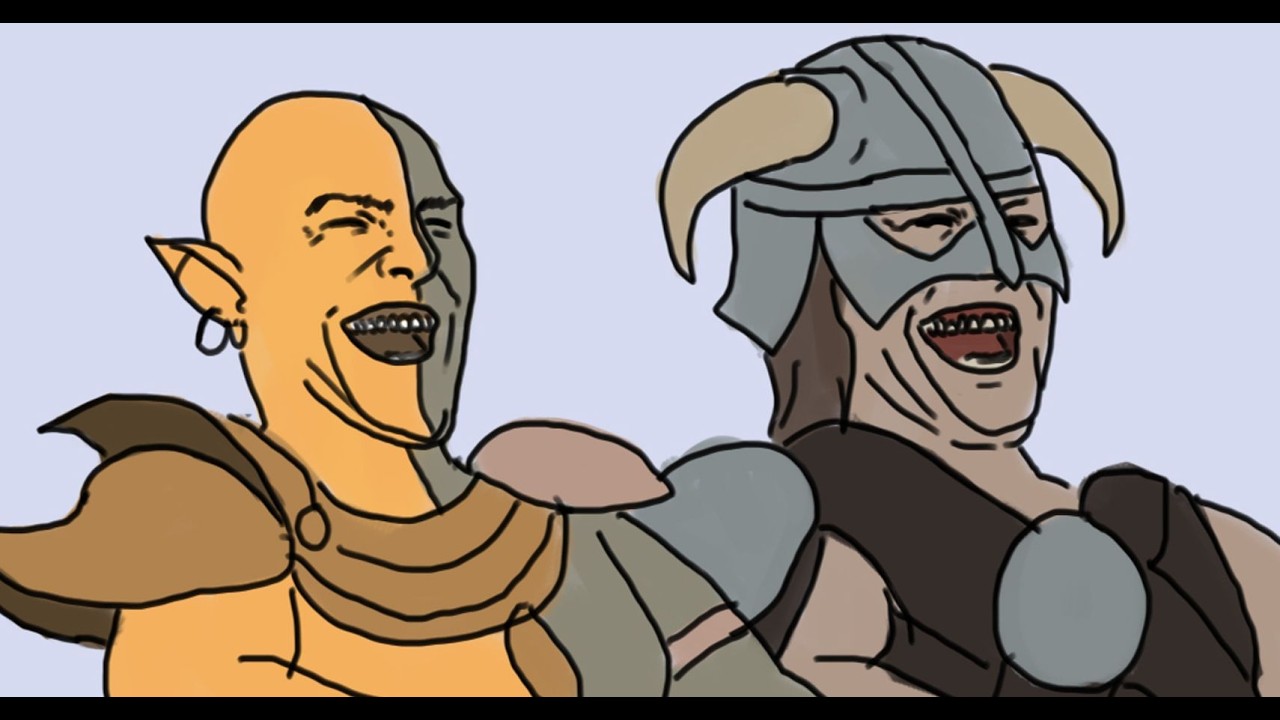 JOGANDO O MOD DE GUERRA DE SKYRIM